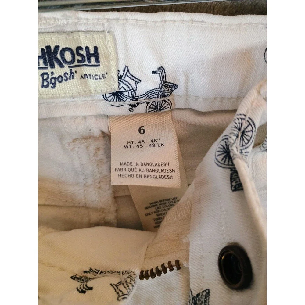 Osh Kosh Girls Shorts Size 6 Good Condition